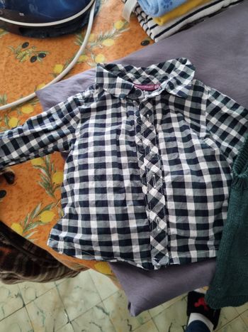 Vend chemise avec pull manche court
