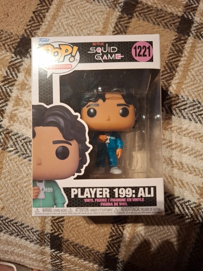 Pop squid game. Player 199 : ali