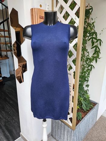 Zara robe tunique bleu taille M