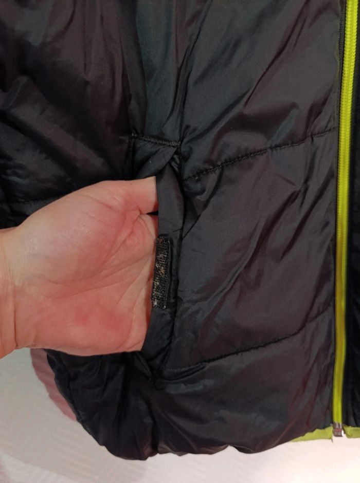 Doudoune réversible noir et verte wedze taille 14 ans - photo numéro 10