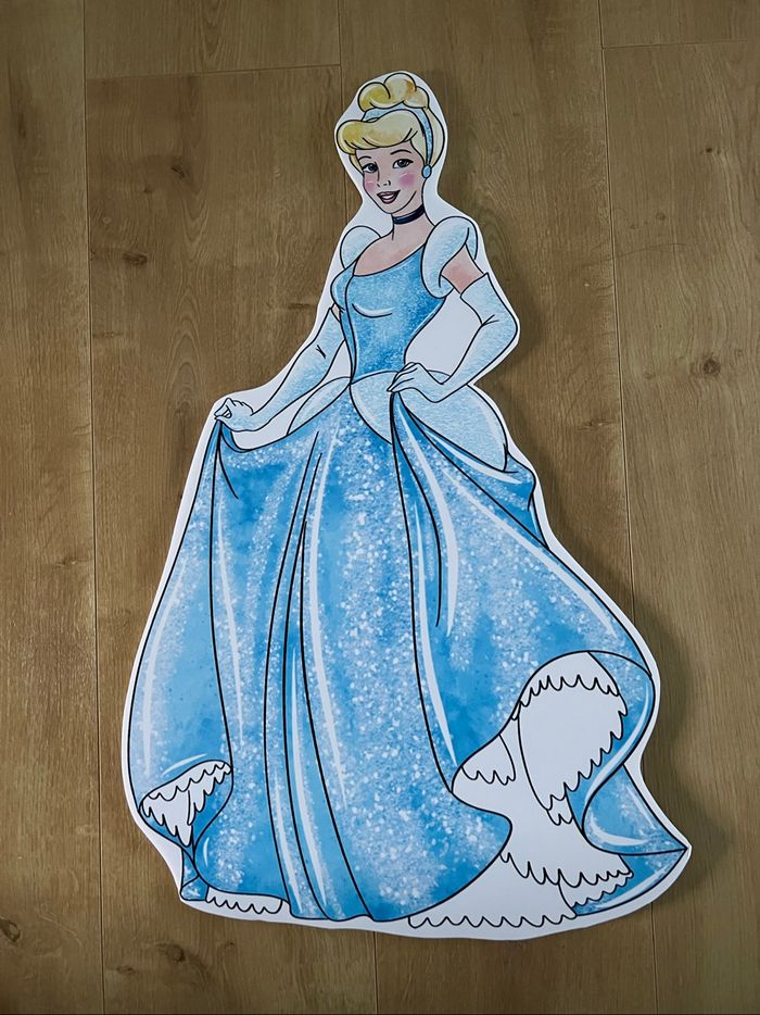Pancarte cendrillon décoration d’anniversaire