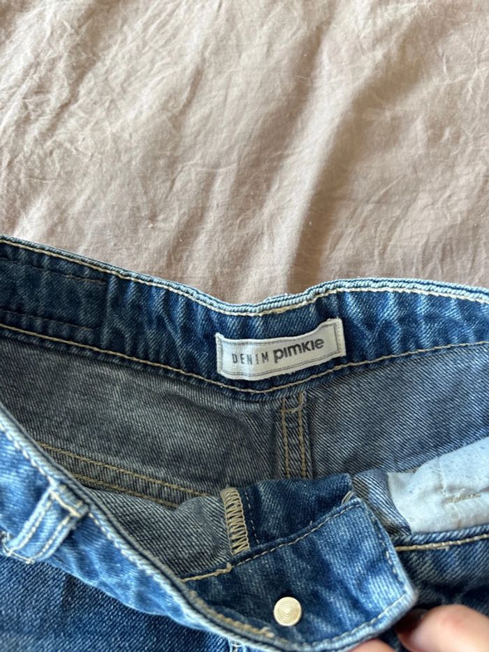 Short en jean taille 38 avec dentelle Pimkie - photo numéro 3