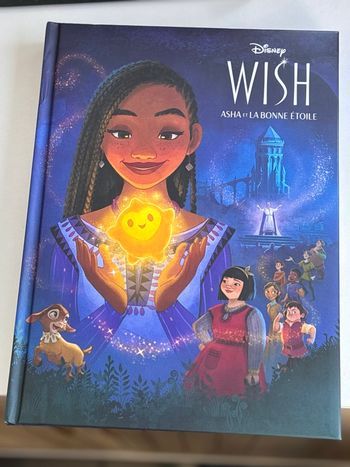 Livre Wish et la bonne étoile Disney cinema histoire du film