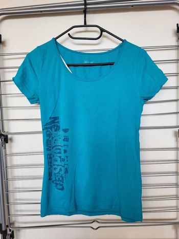 T-shirt bleu "sport"