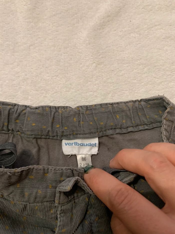 Short en velours vertbaudet 2 ans - photo numéro 3