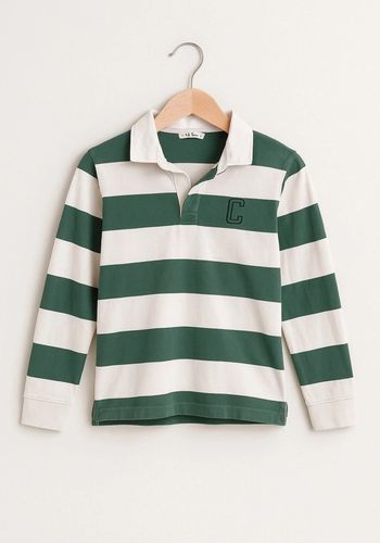 Polo rugby garçon cyrillus taille 6 ans