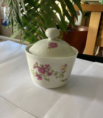 Sucrier porcelaine
