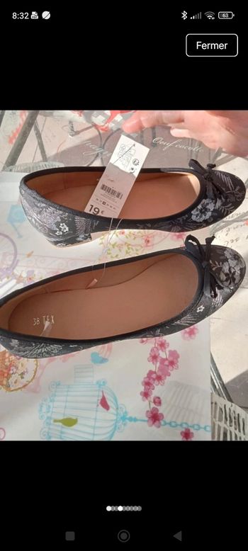 Ballerines neuves 38 Tex 