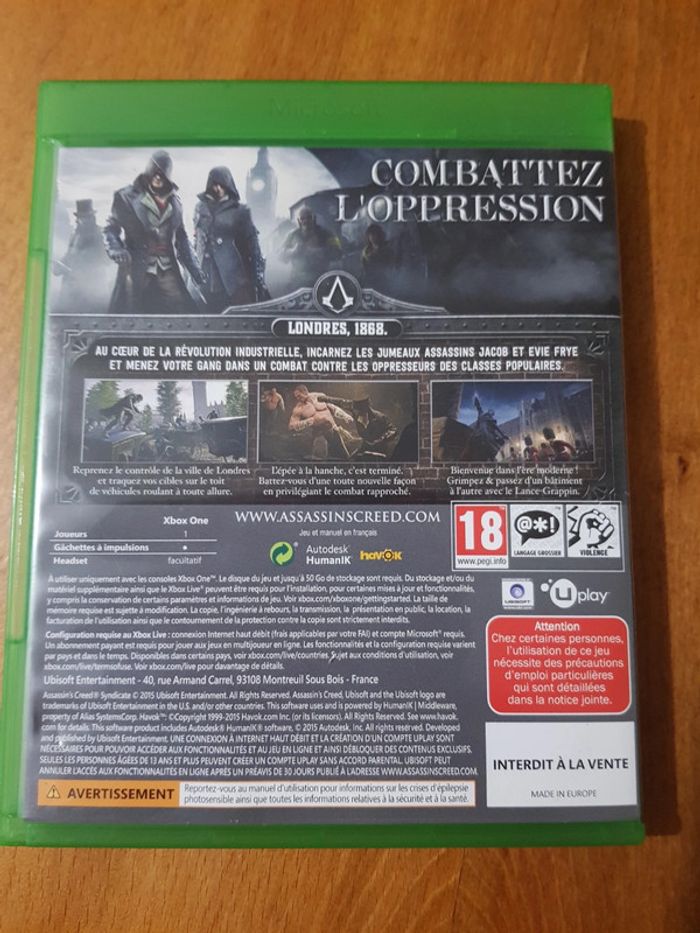 Assassin's Creed : Syndicate - édition spéciale - photo numéro 2
