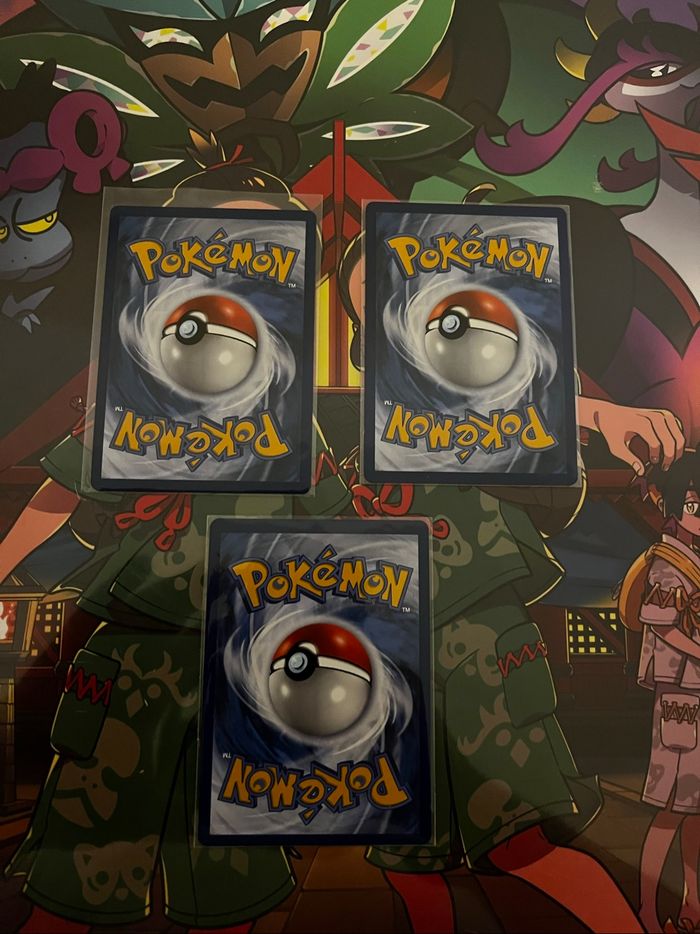 Lots de 3 carte Pokémon EV05 forces temporelles - photo numéro 2