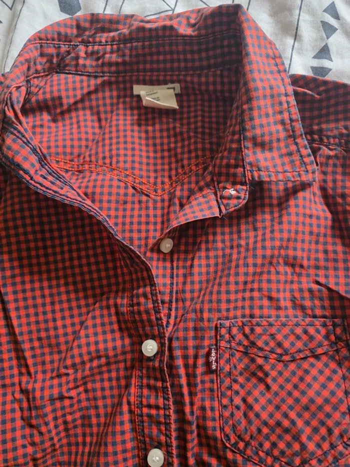 Chemise levis a carreaux - photo numéro 2