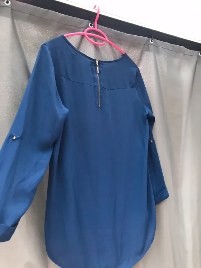 Blouse bleu - photo numéro 4