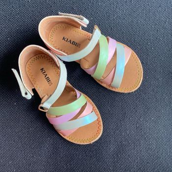 Sandales multicolores