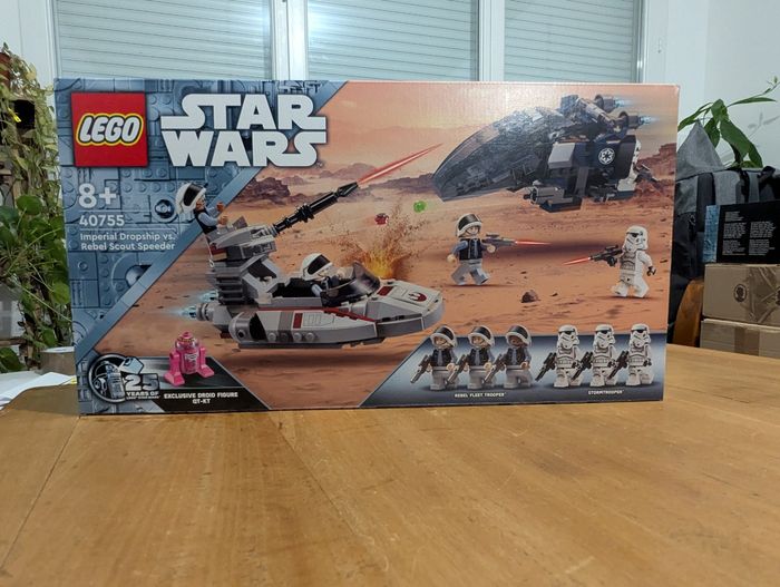 LEGO Star Wars 40755 Le vaisseau de transport impérial contre le speeder des éclaireurs rebelles