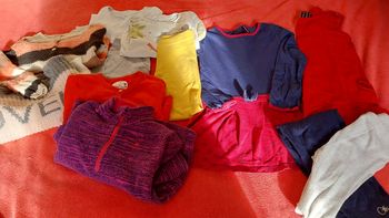 1 lot 10 vêtements fille hiver 5 ans