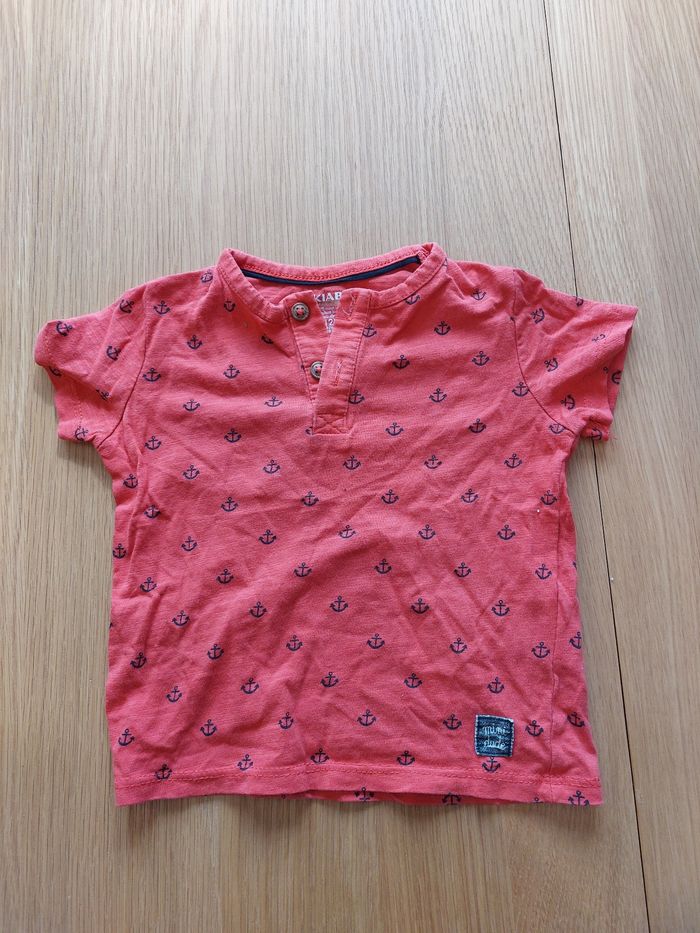 Lot 2 t-shirt manches courtes 12m - photo numéro 2