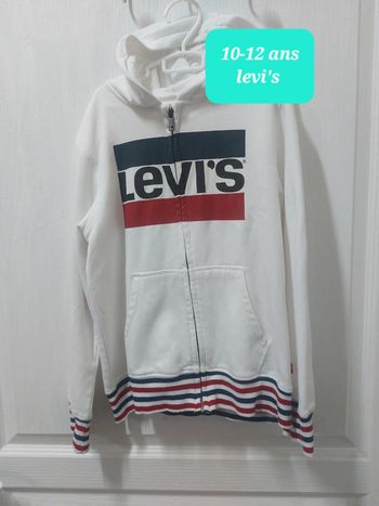 Veste blanche levi's 10-12 ans