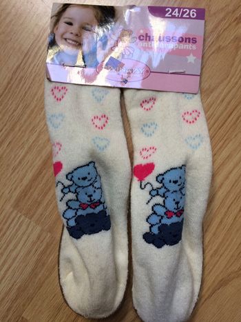 Chaussons chaussettes 24/26
