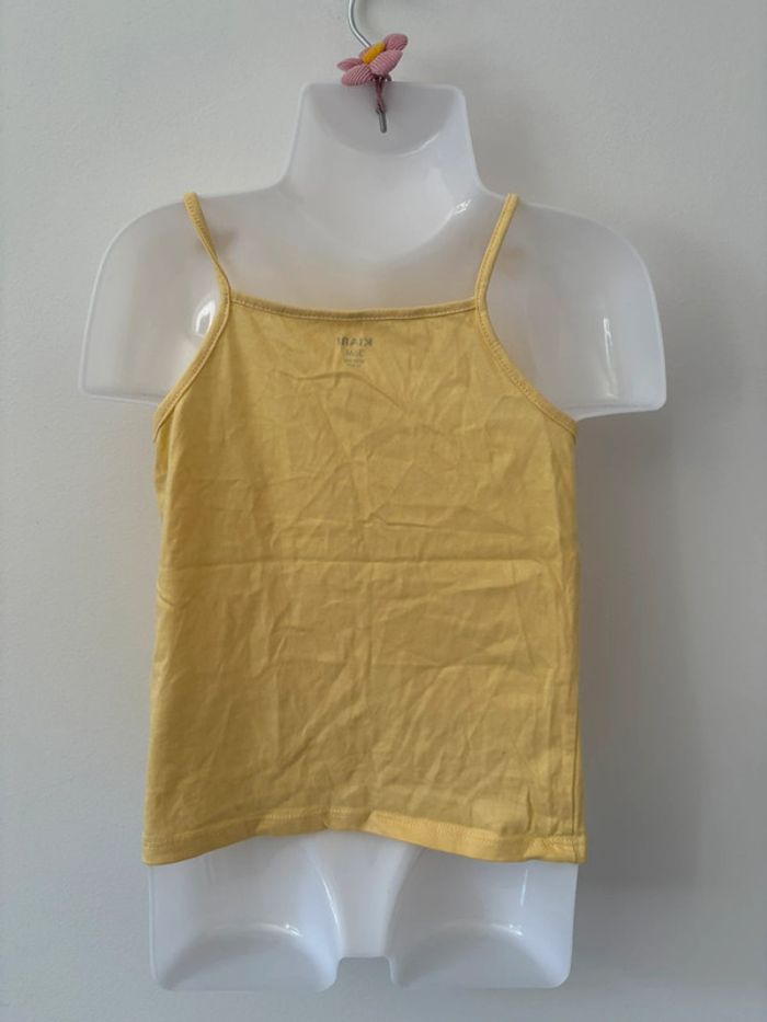Débardeur jaune Kiabi “Hello Summer” - 36 mois (90/97 cm) - photo numéro 2