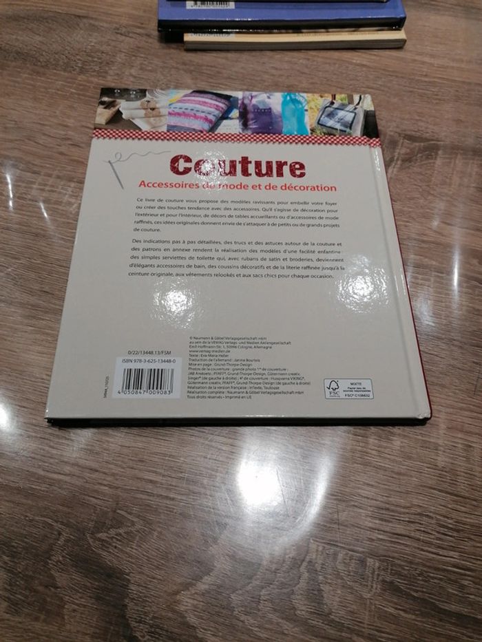 Livre couture accessoires de mode et de décoration - photo numéro 4