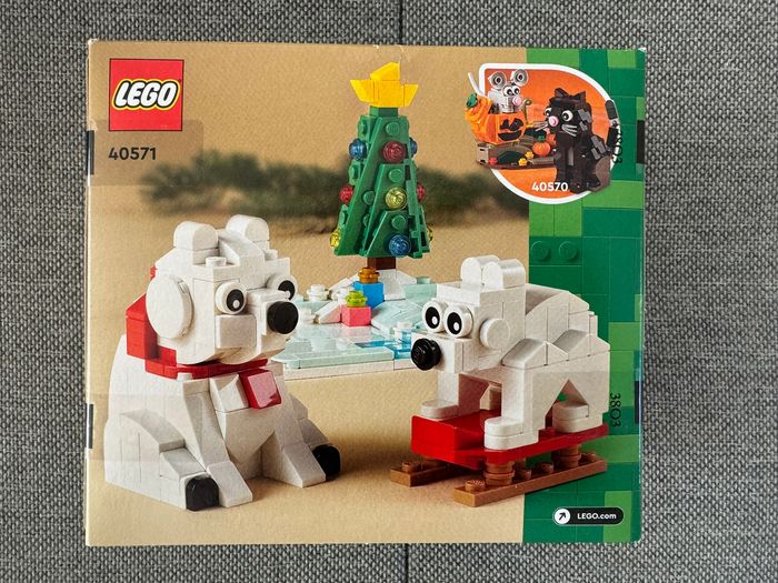 LEGO 40571 Ours Polaires Hivernaux – Neuf, Scellé – Idée Cadeau Noël - photo numéro 2
