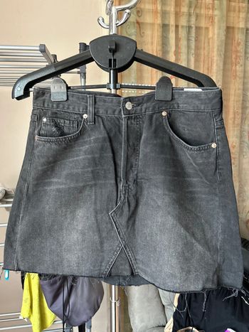 Jupe en jean noire H&M