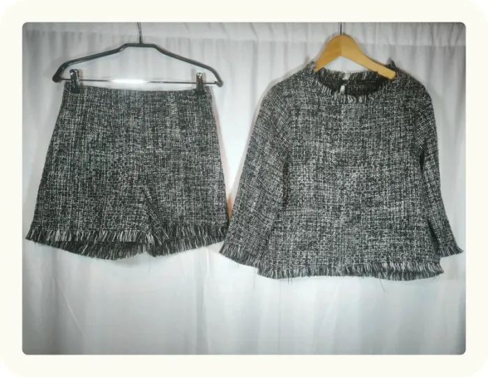 Ensemble short pull femme Zara Taille M 38