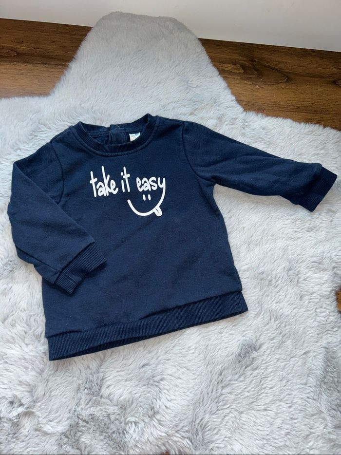 Pull bleu foncé - 12 mois - Orchestra