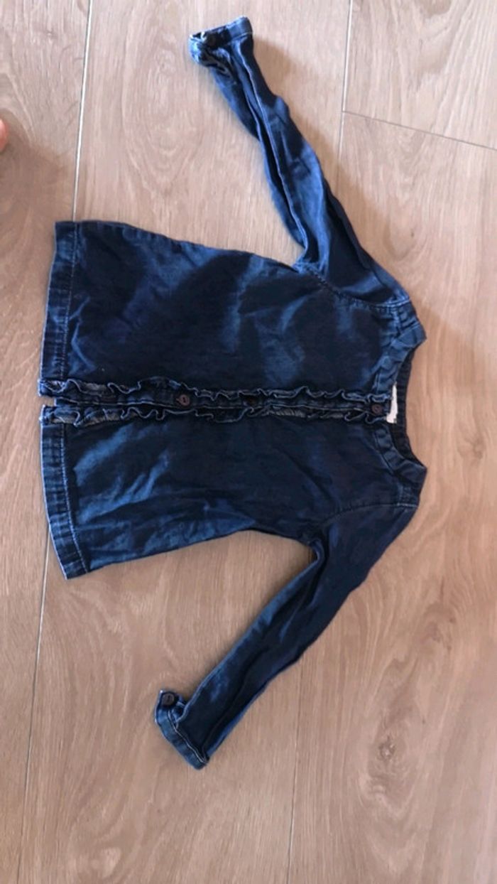 Chemise en jean's jacadi 2 ans