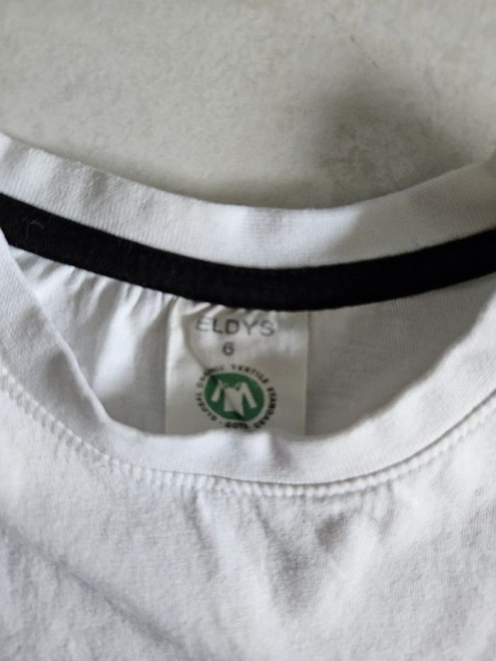 T-shirt maillot de corps Bio 6 ans U24 - photo numéro 2