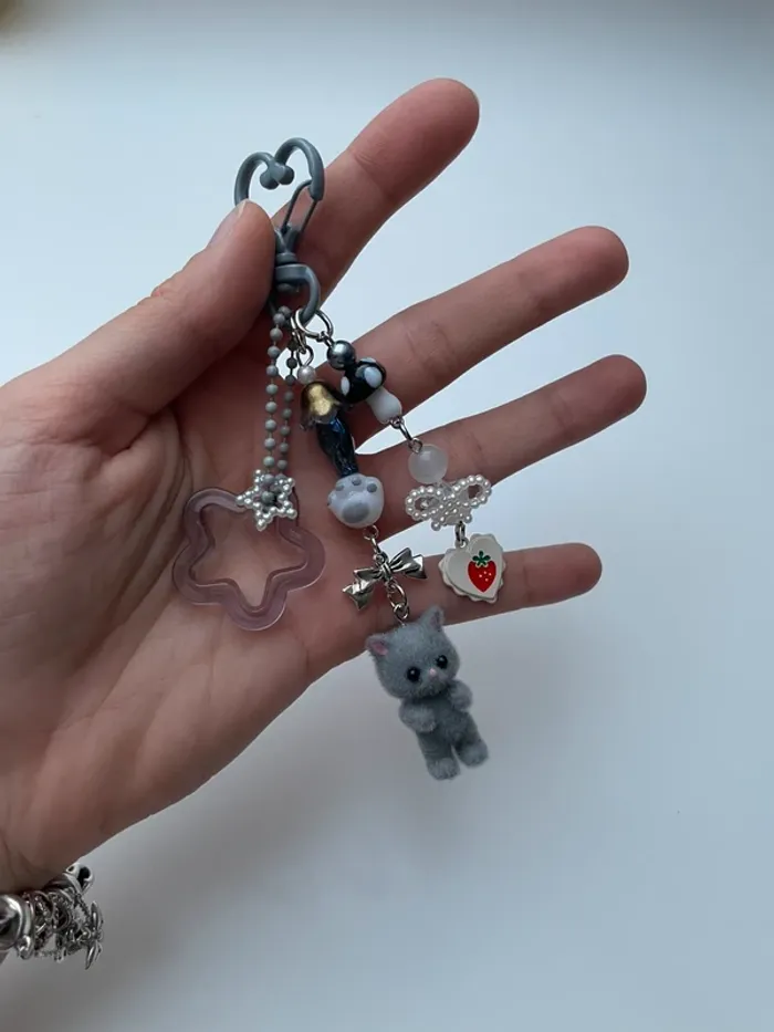 Porte clé chat kawaii