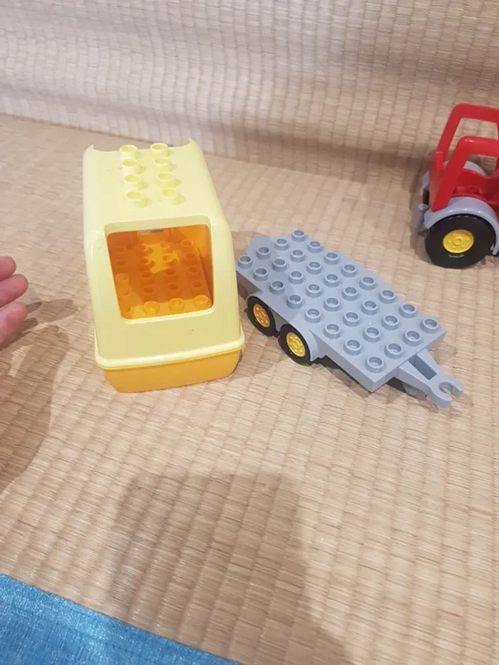 Tracteur et van à chevaux lego duplo - photo numéro 6