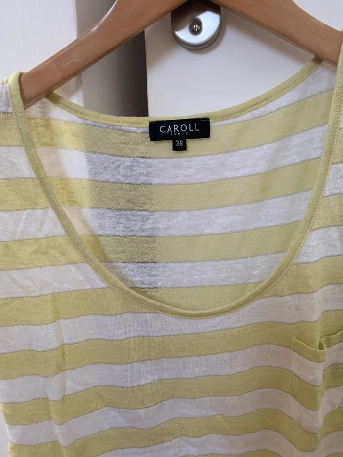 Tee shirt en lin Caroll - T38 - photo numéro 3