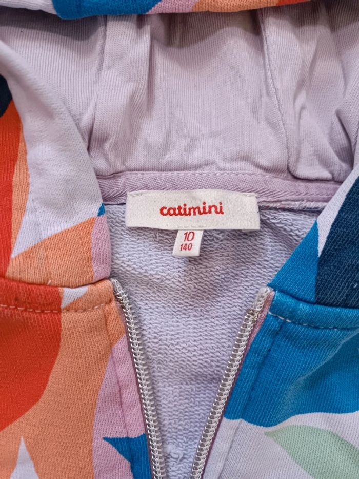 Sweat Zippé capuche Catimini - photo numéro 3