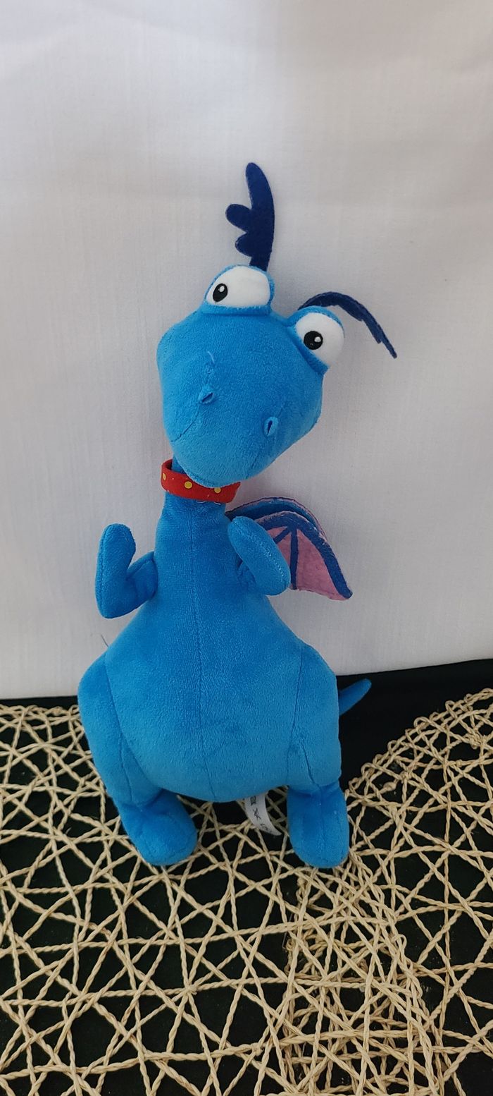 Toufy Toufy NICOTOY Disney Docteur le dragon bleu en peluche