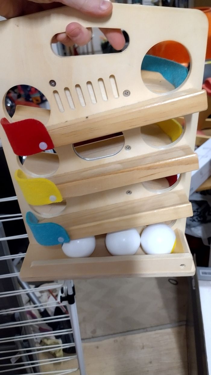 Lot jouets en bois balles - photo numéro 3