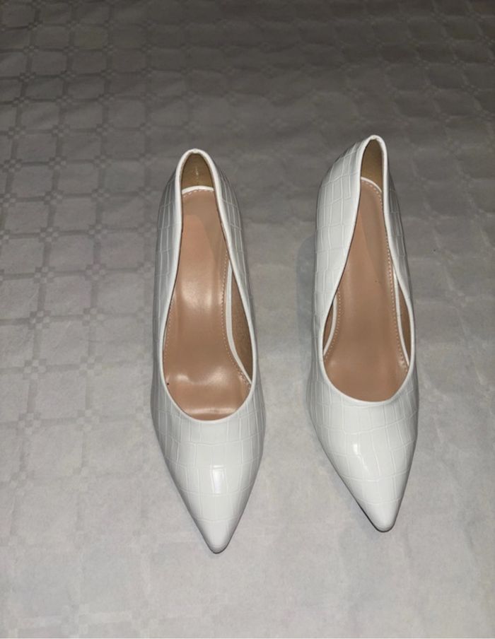 Talon blanc femme taille 42 - photo numéro 2