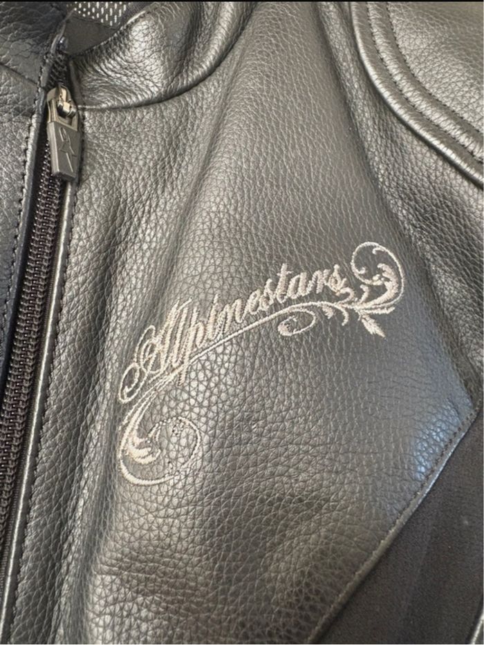 Blouson moto cuir Alpinestar - photo numéro 3