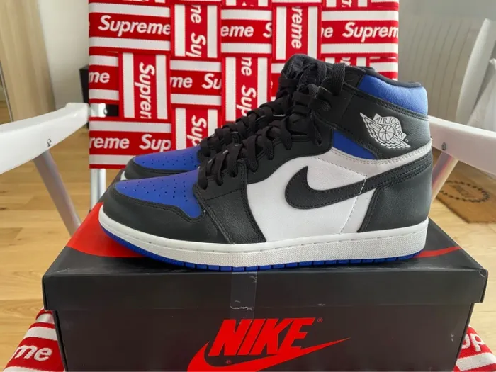 Jordan 1 rétro high og royal toe neuf 45.5 - photo numéro 3