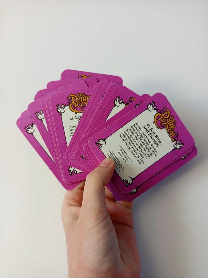 Lot cartes The dark Crystal - photo numéro 6