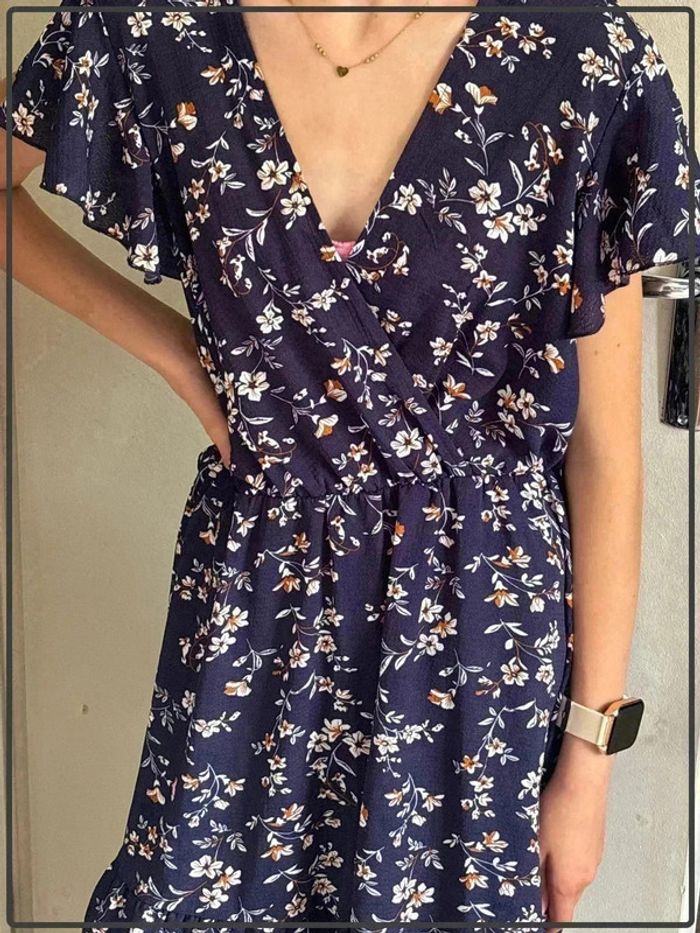 Robe fleurie taille 38 marque hapsho * - photo numéro 2