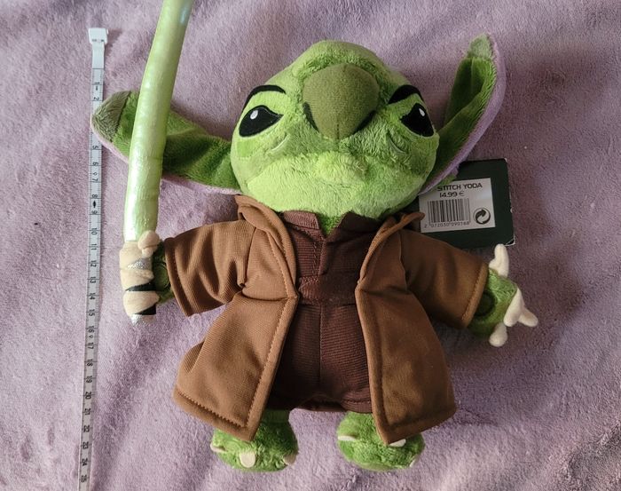 Peluche stitch yoda - photo numéro 3