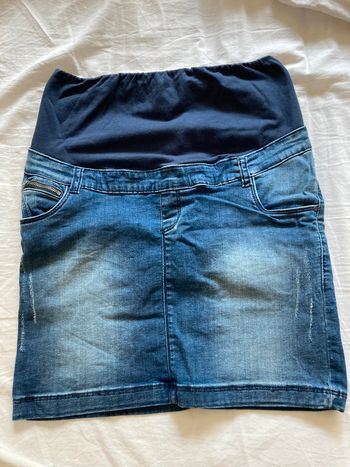 Jupe premaman effet usé taille 36