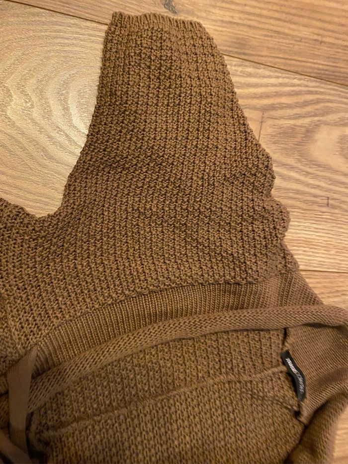 Gilet en maille brun taupe 3suisses collection T34/36 - photo numéro 3