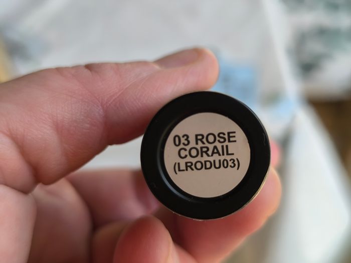 Duo lèvres rouge à lèvres + gloss brillant rose corail 03 Modelite - photo numéro 3