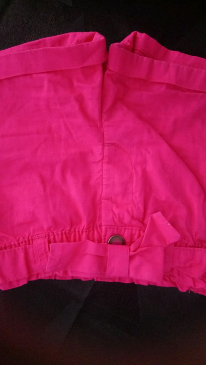 Short fuschia avec nœud 🎀 6mois Kiabi - photo numéro 2
