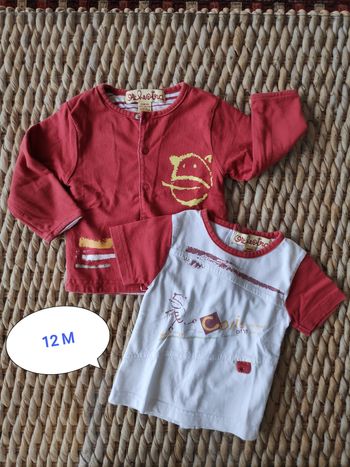 T-shirt MC et gilet assortis Orchestra 12 M