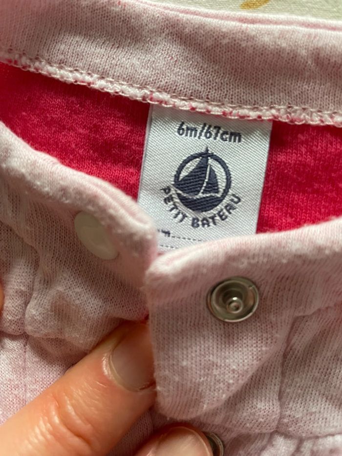 Ensemble robe salopette et gilet Petit Bateau - photo numéro 3