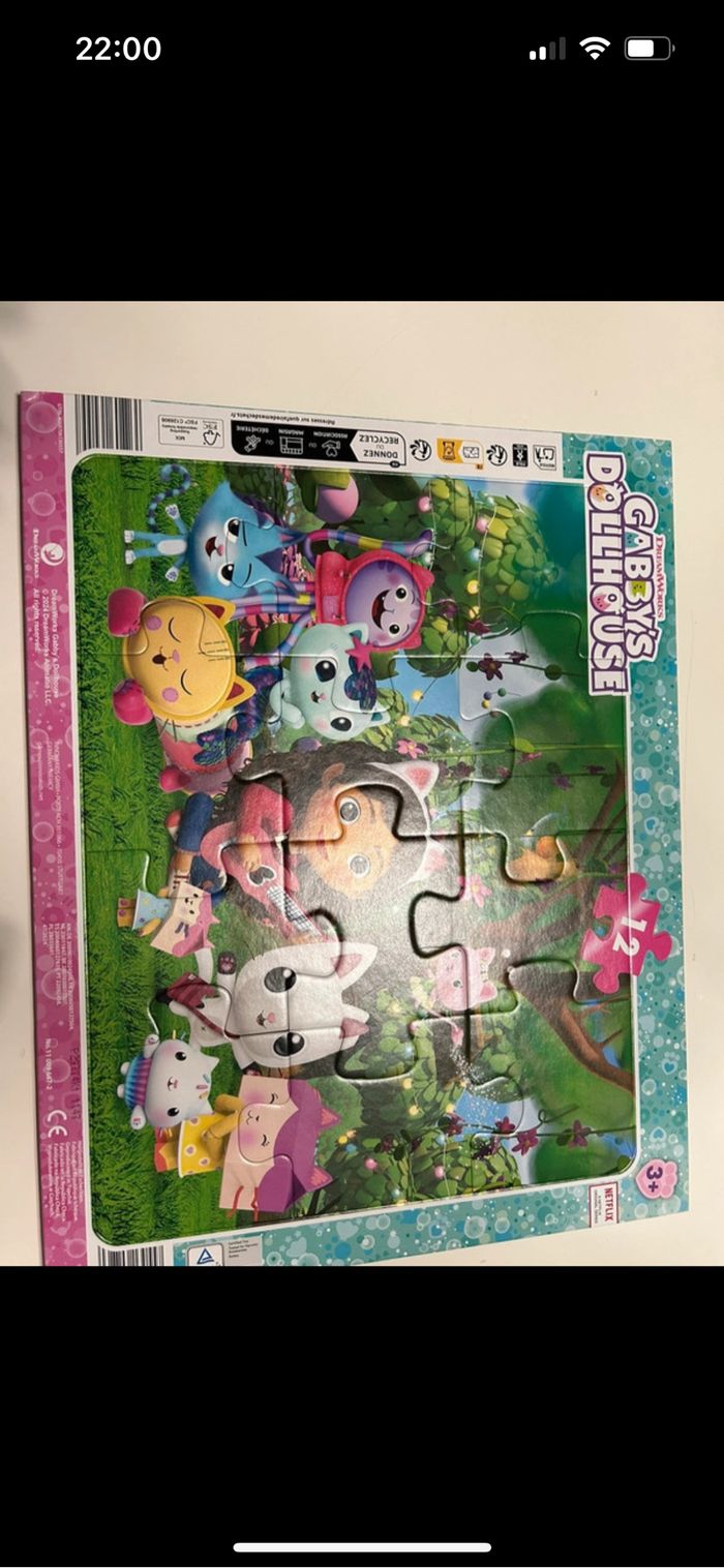 Lot de deux puzzles