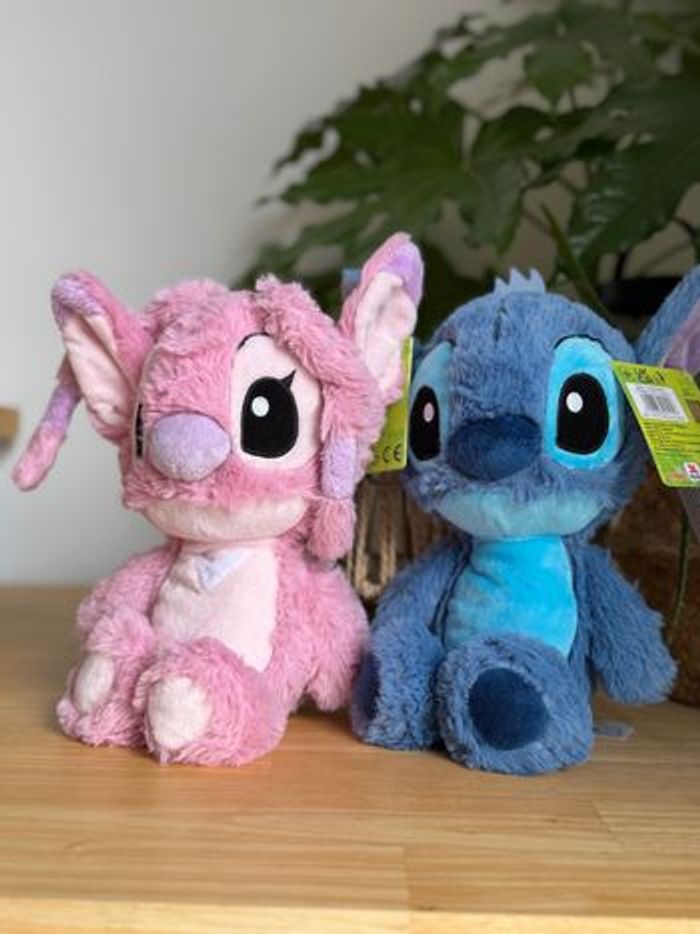 Peluches Angel & Stitch – 30 cm – Disney - photo numéro 2